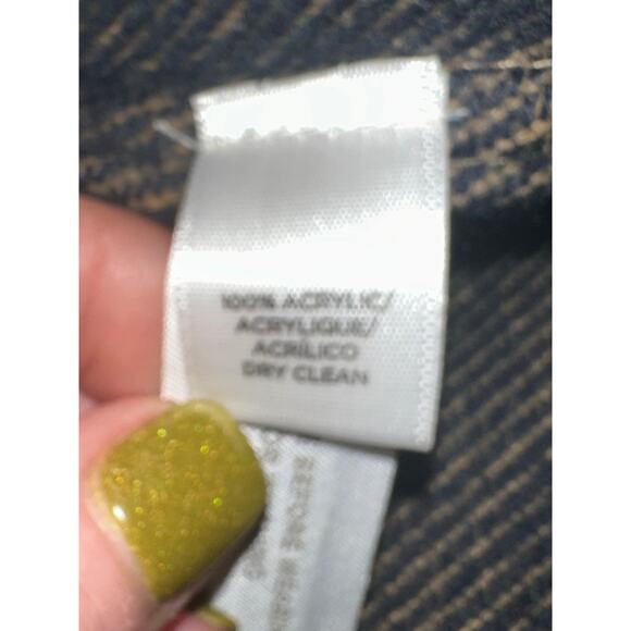 Ann Taylor Loft Kimono Shawl Fringe Color Block One Size NWT
Fall Winter Neutral - Picture 4 of 6